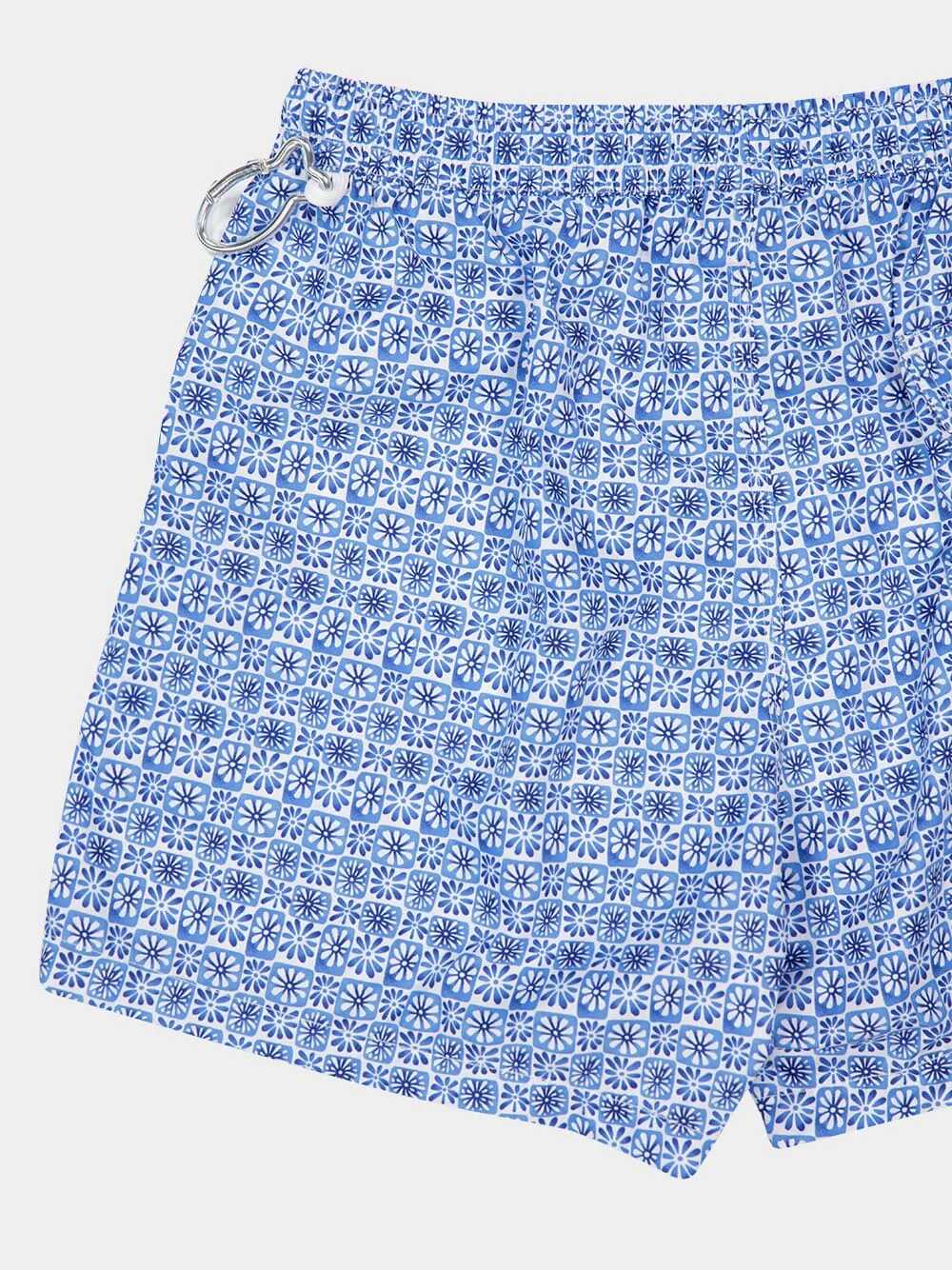 Steel Blue Madeira Floral Swim Trunk sold by Fashion Clinic product image thumbnail 4