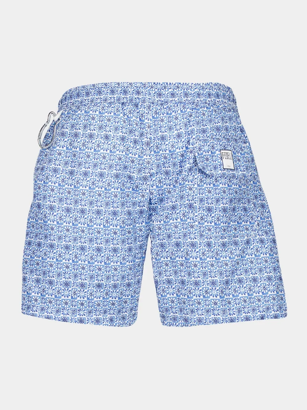 Steel Blue Madeira Floral Swim Trunk sold by Fashion Clinic product image thumbnail 2