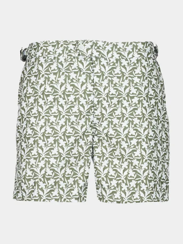 Green Daniel Airstop Swim Shorts sold by Fashion Clinic