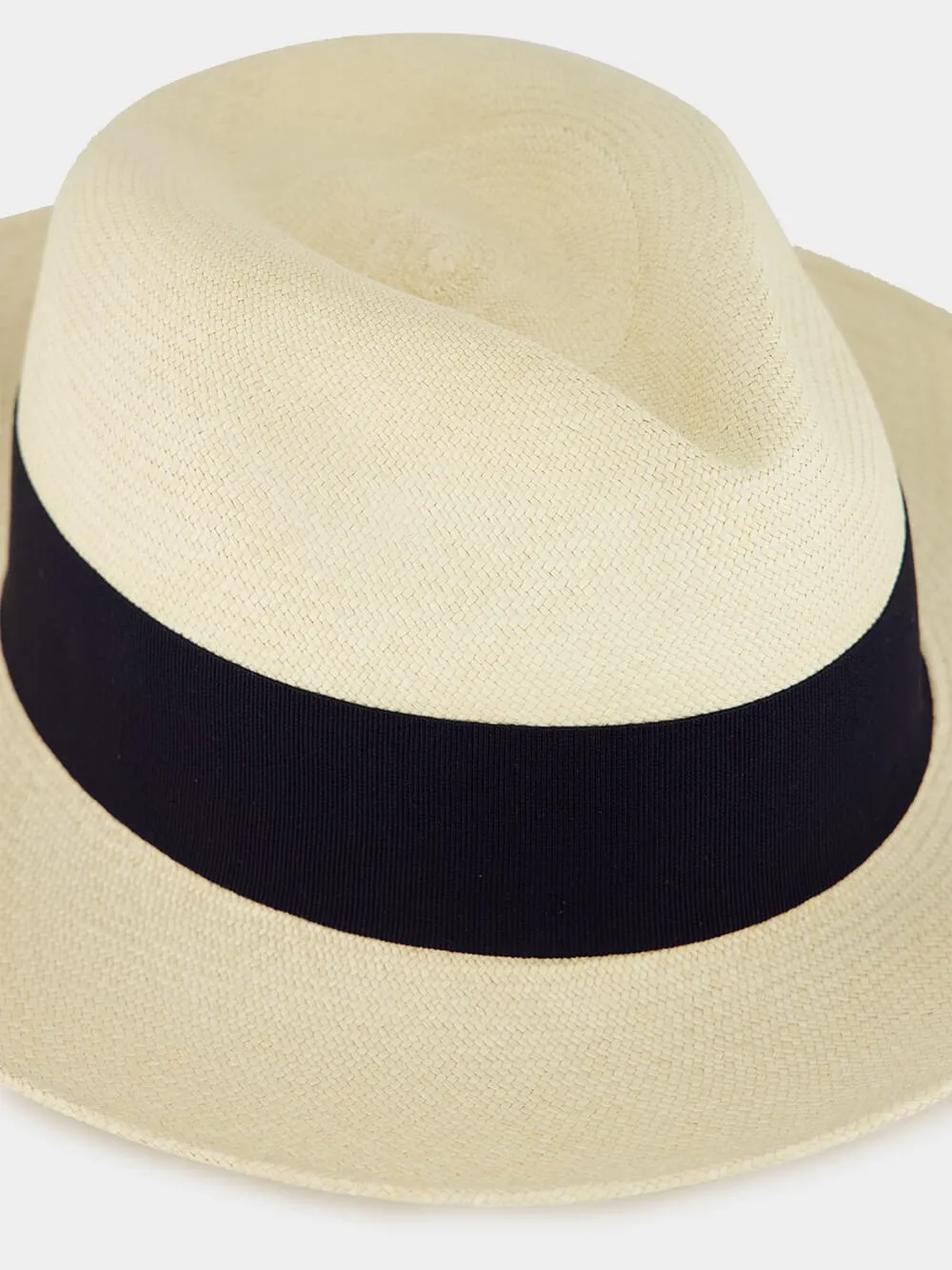 Navy Blue Rafael Panama Hat sold by Fashion Clinic product image thumbnail 3