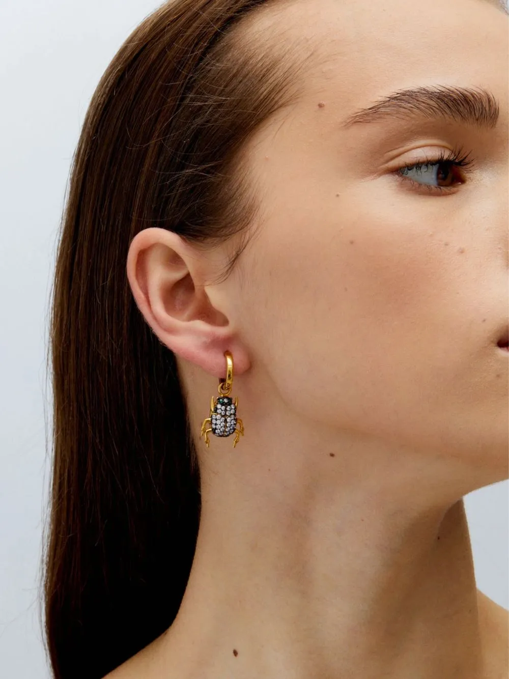 Scarab Hoop Earring Charm sold by Fashion Clinic product image thumbnail 2