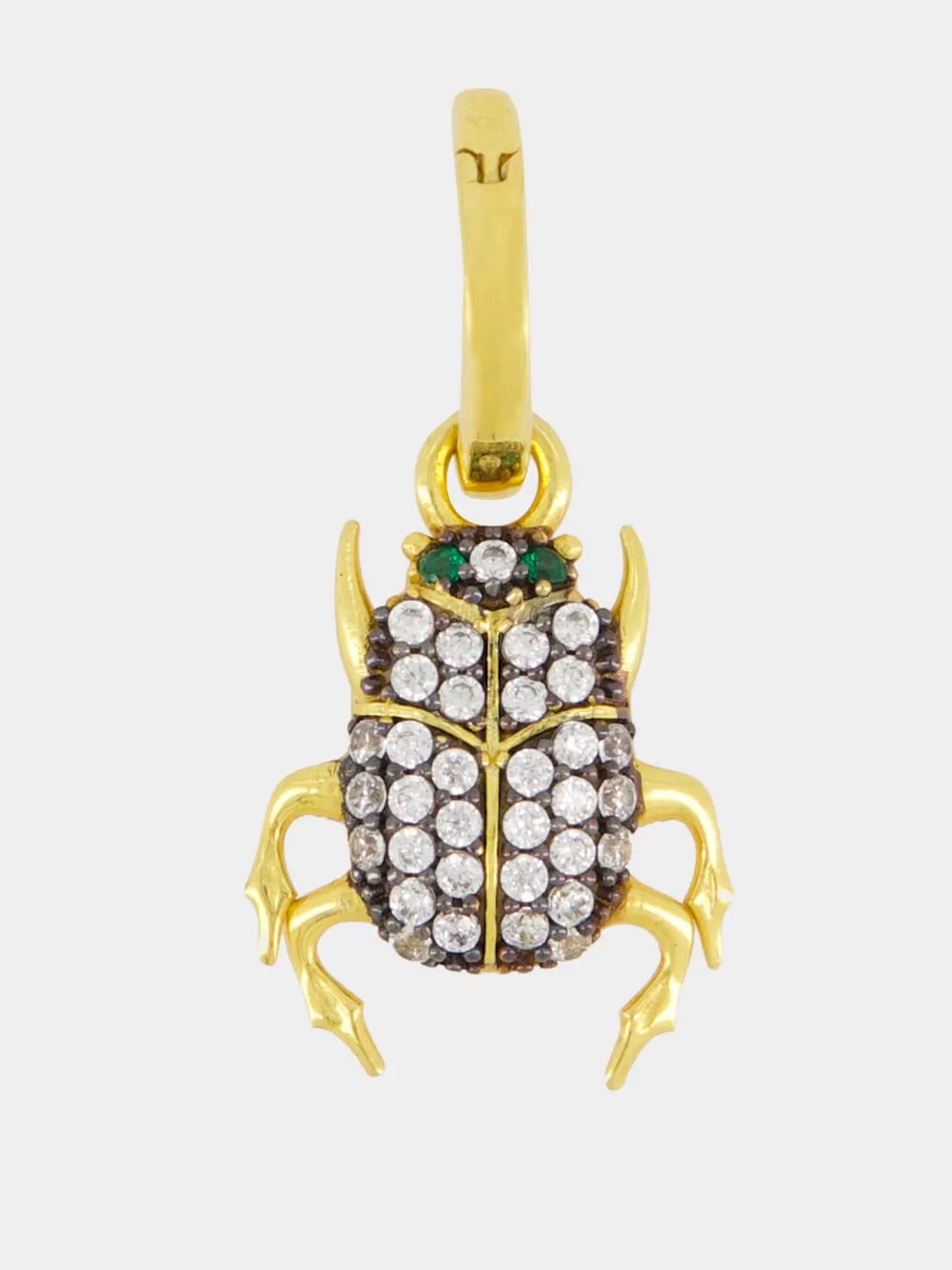 Scarab Hoop Earring Charm sold by Fashion Clinic