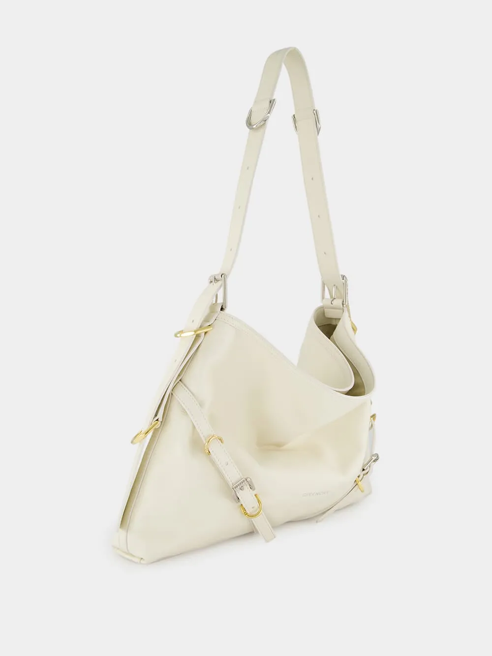 Ivory Medium Voyou Leather Bag sold by Fashion Clinic product image thumbnail 3