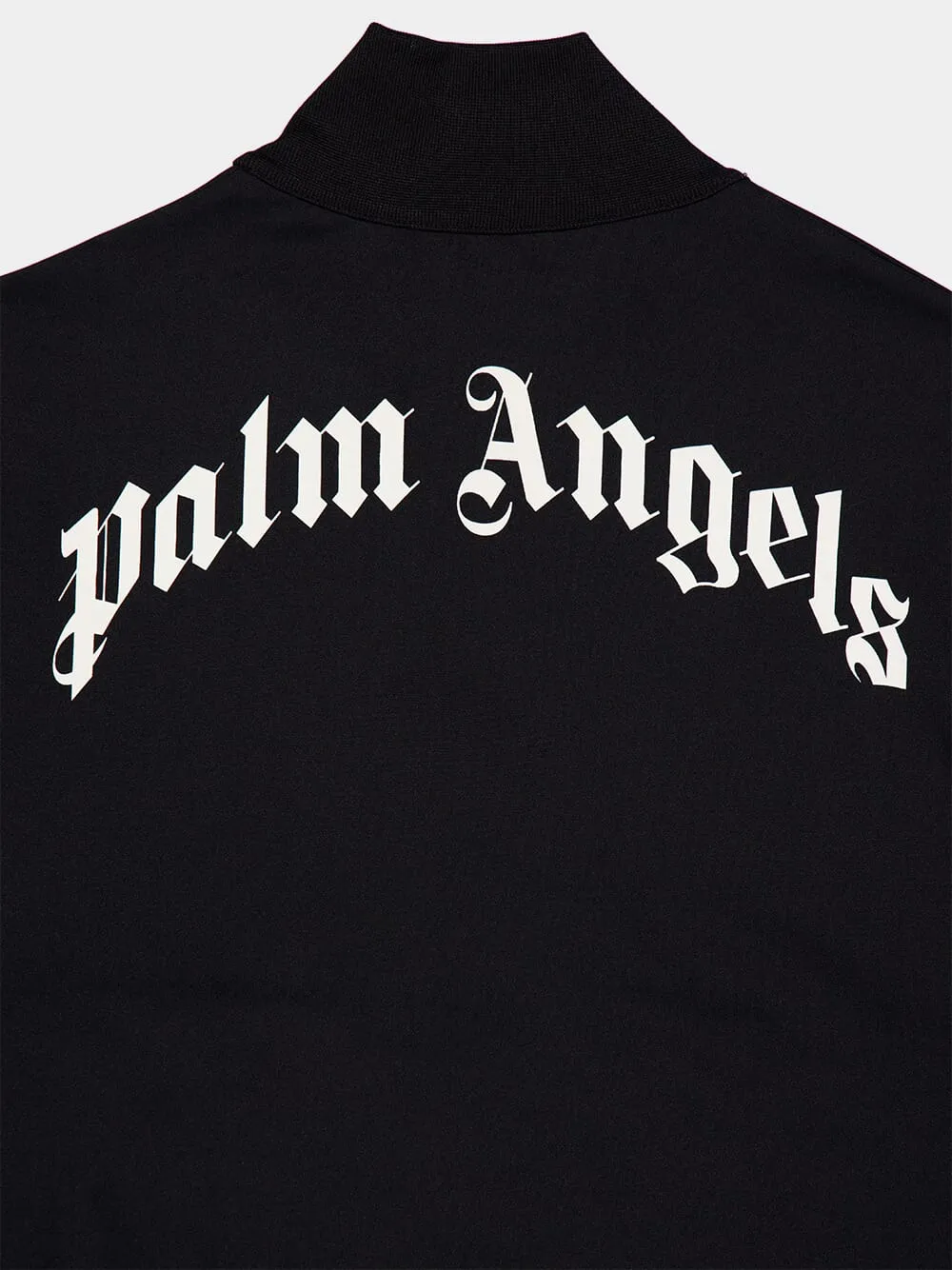 Black Curved Logo Track Jacket sold by Fashion Clinic product image thumbnail 4