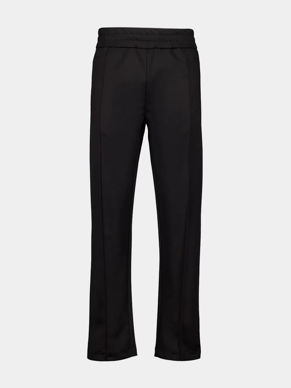 Black Curved Logo Track Pants sold by Fashion Clinic