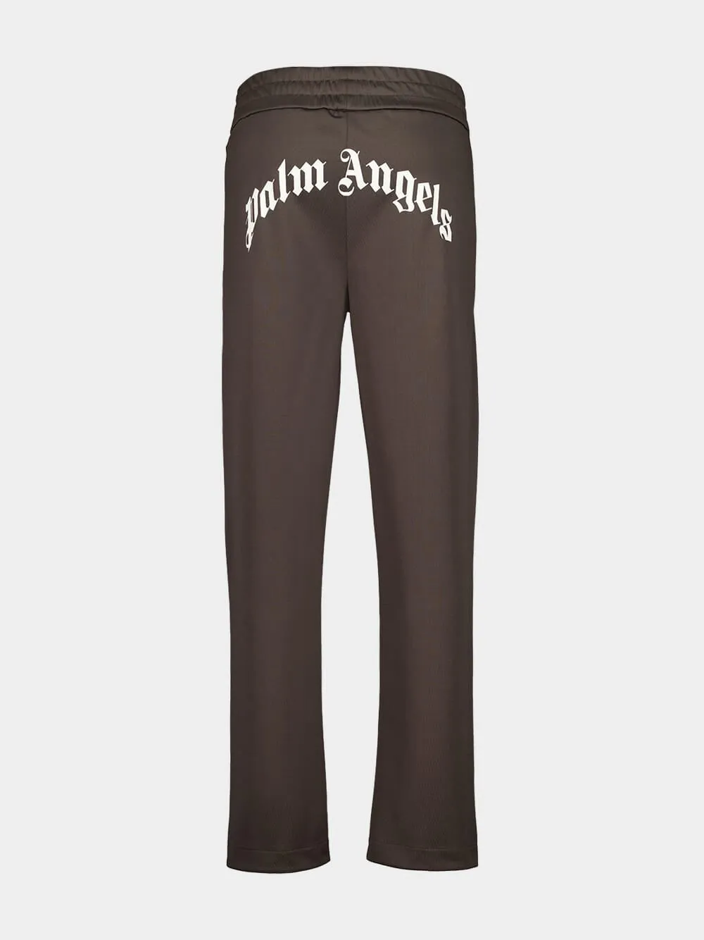 Brown Curved Logo Track Pants sold by Fashion Clinic product image thumbnail 3
