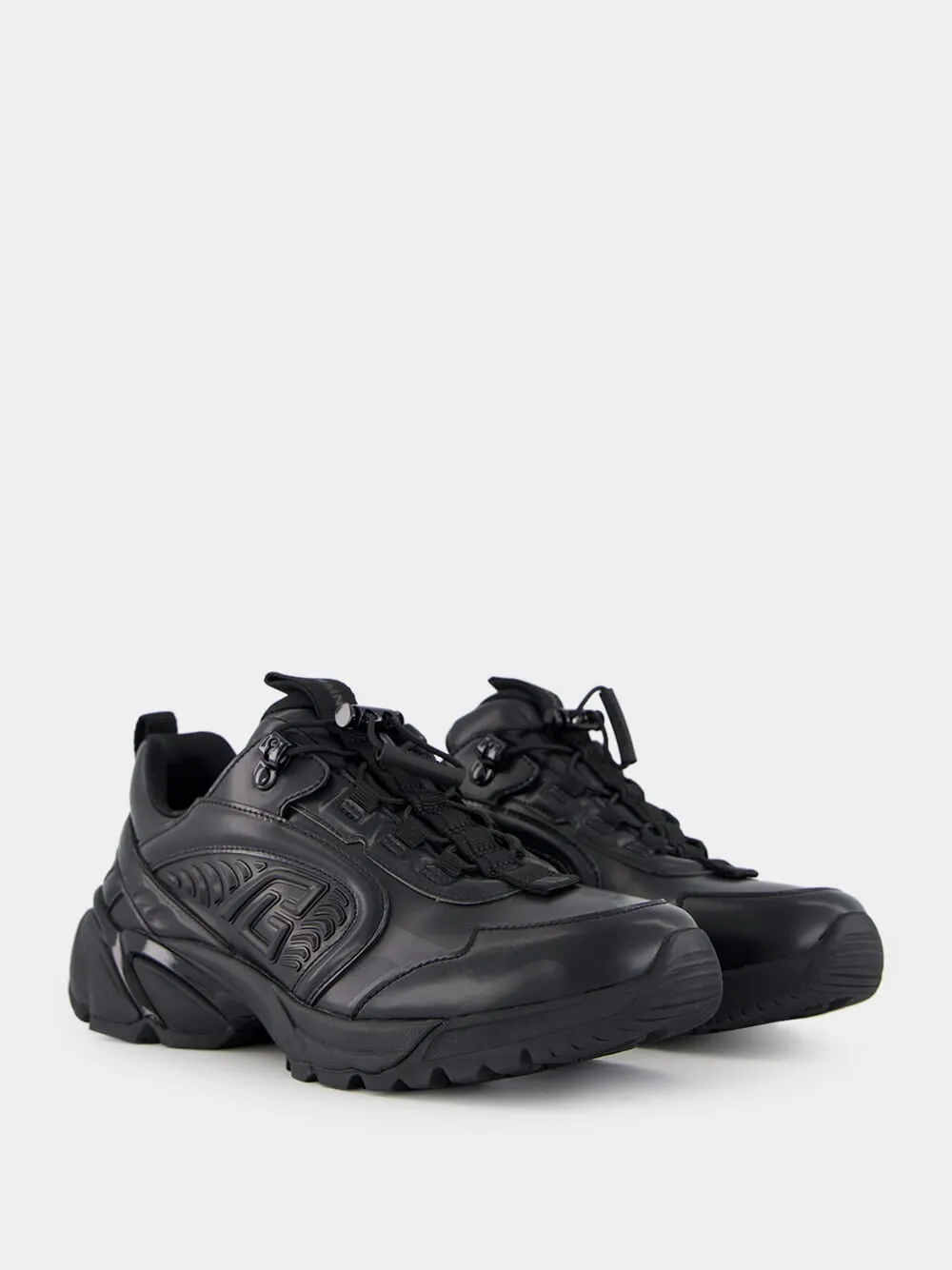 Black Cosmic Dust Sneakers sold by Fashion Clinic product image thumbnail 3