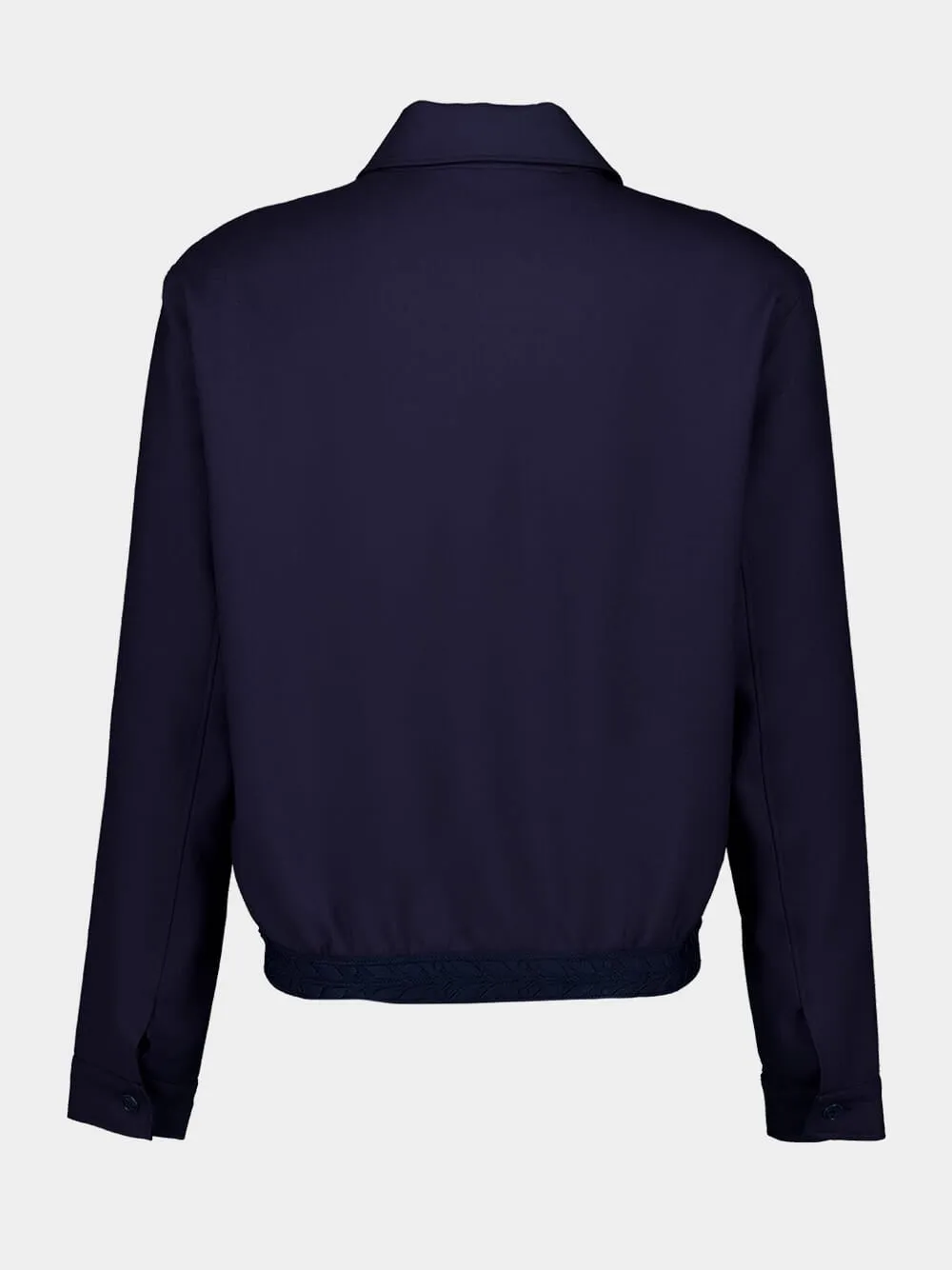 Navy Wool Sports Tailoring Jacket sold by Fashion Clinic product image thumbnail 2