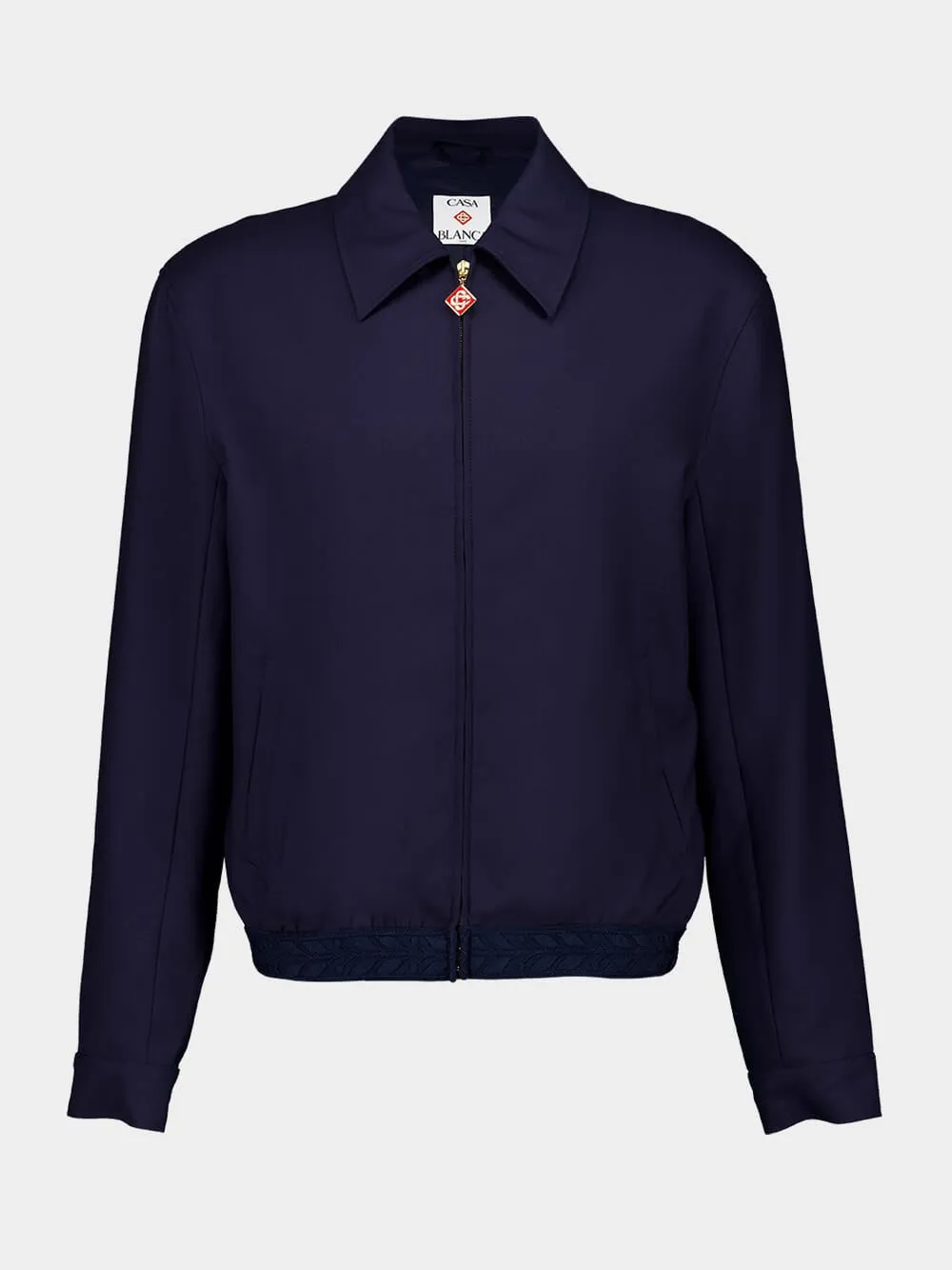 Navy Wool Sports Tailoring Jacket sold by Fashion Clinic