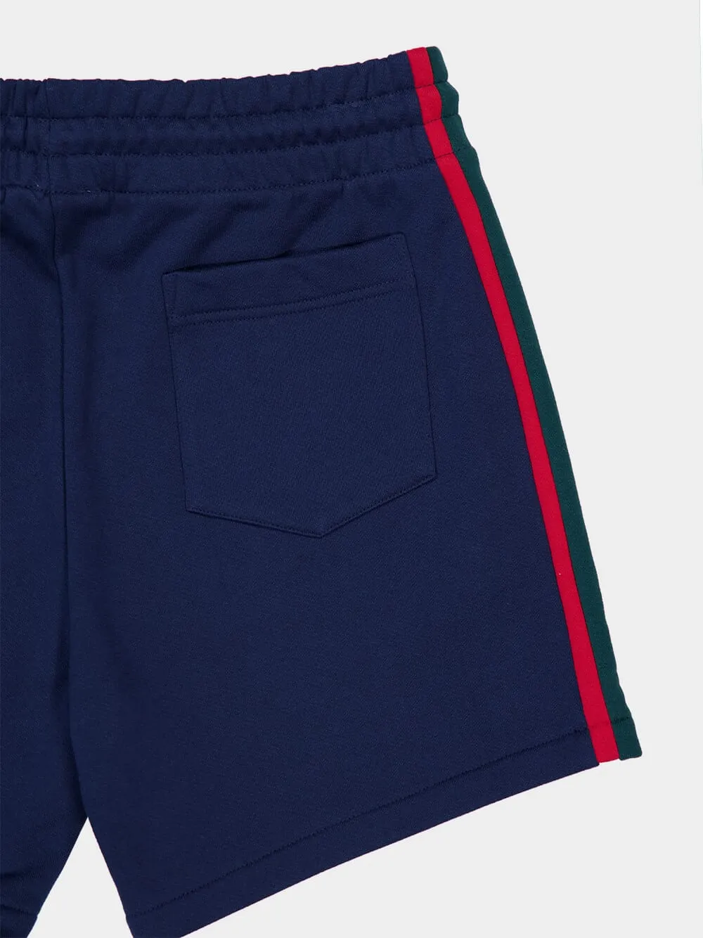 Blue Colourblock Sweatshorts sold by Fashion Clinic product image thumbnail 4