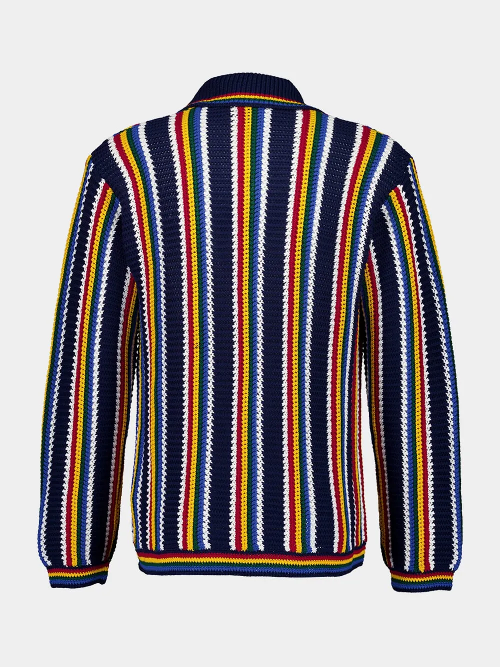 Striped Crochet Shirt sold by Fashion Clinic product image thumbnail 2