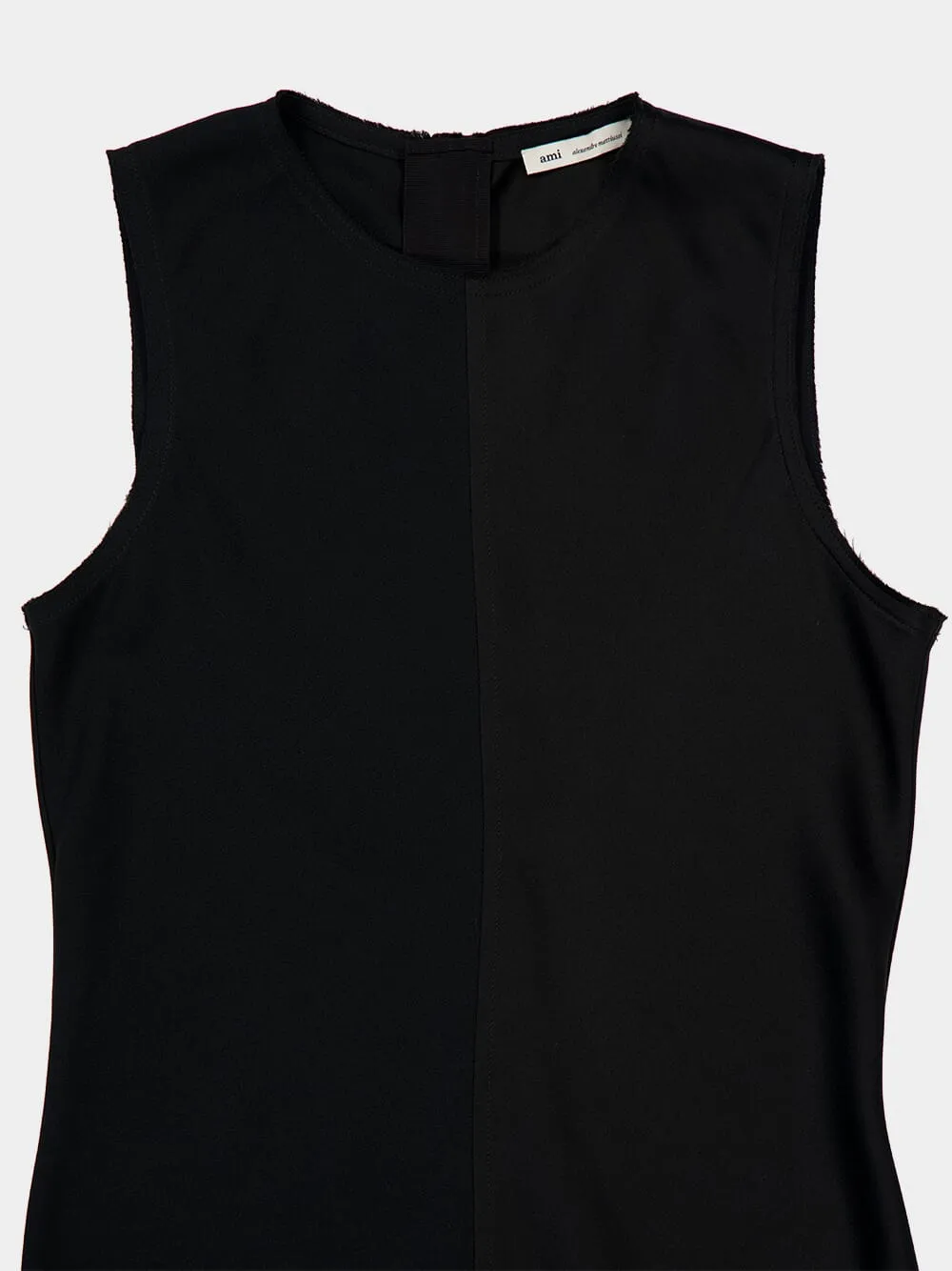 Black Straight Short Dress sold by Fashion Clinic product image thumbnail 3