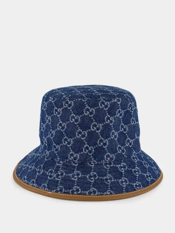 Blue Denim Bucket Hat sold by Fashion Clinic