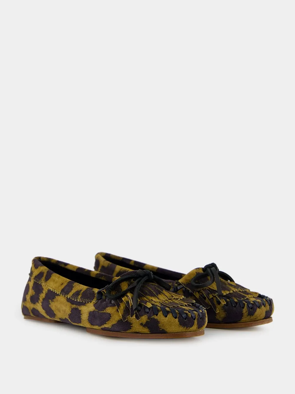 Indiana Loafer in Russet Leopard Suede sold by Fashion Clinic product image thumbnail 3