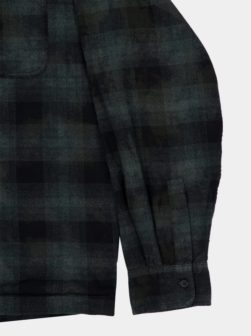 Military Green Curved Logo Check Shirt sold by Fashion Clinic product image thumbnail 5