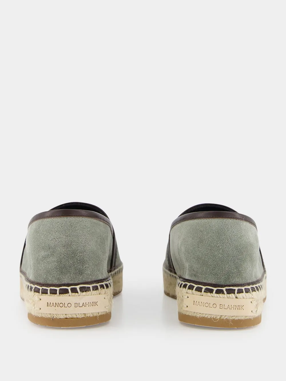 Nerano Green Calf Suede Espadrilles sold by Fashion Clinic product image thumbnail 5