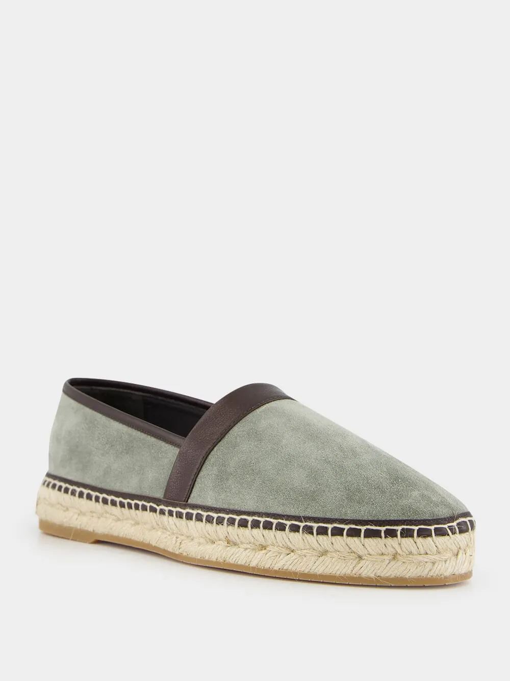 Nerano Green Calf Suede Espadrilles sold by Fashion Clinic product image thumbnail 2