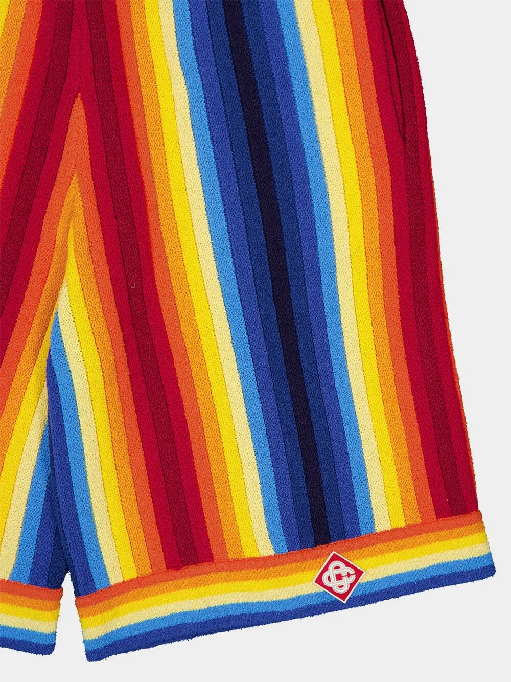 Gradient Towelling Effect Cotton Shorts sold by Fashion Clinic product image thumbnail 3