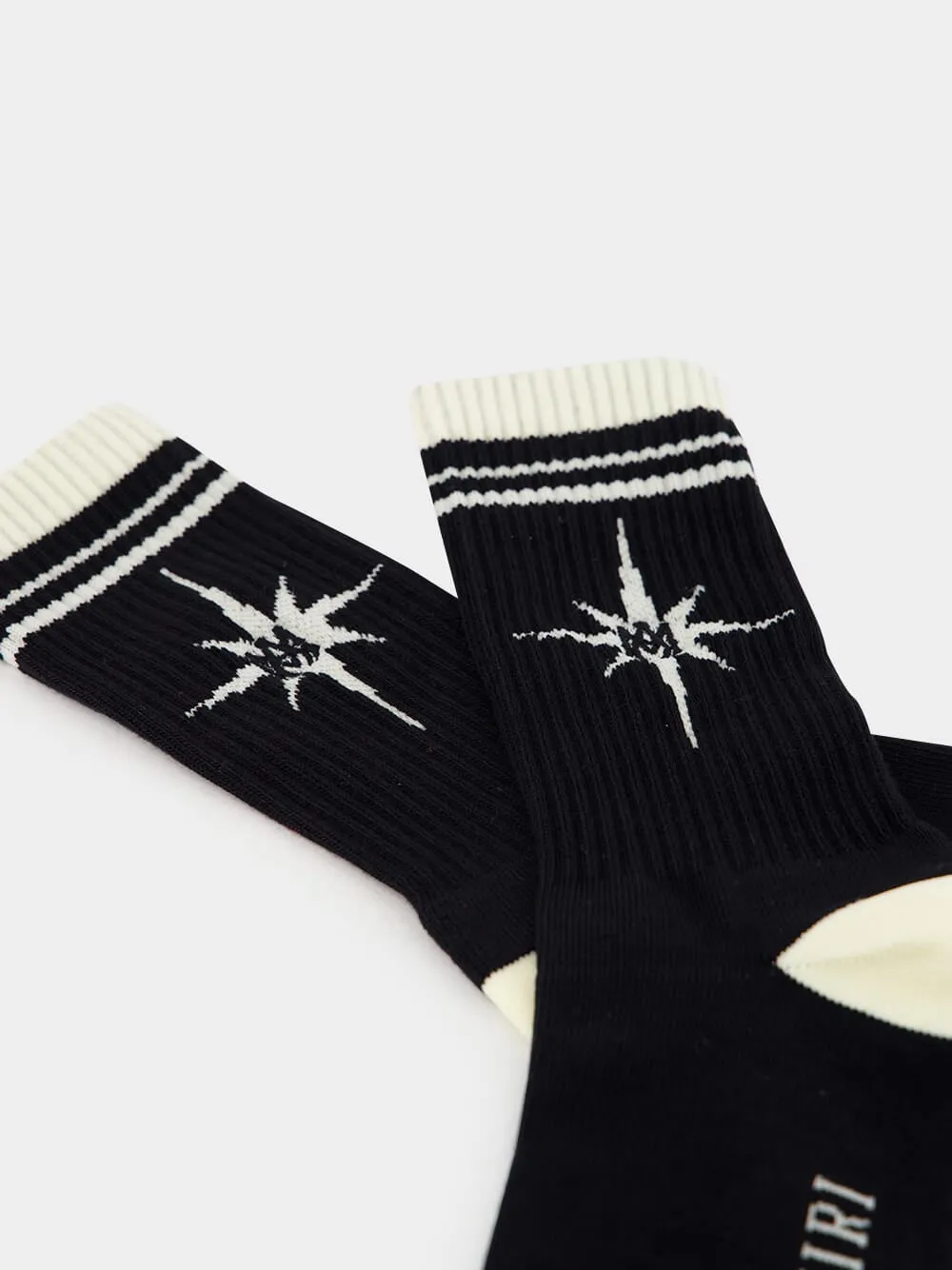 Black Starburst Cotton Socks sold by Fashion Clinic product image thumbnail 3