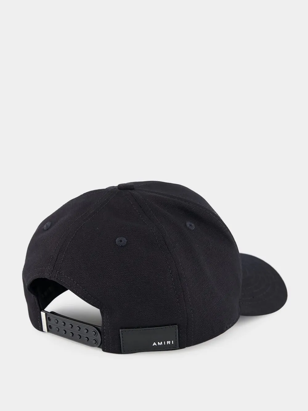 Black Starburst Cotton Canvas Cap sold by Fashion Clinic product image thumbnail 2