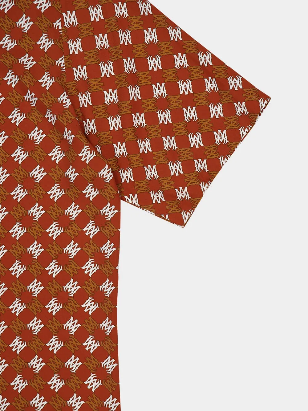 Burnt Orange Camp Collar Shirt sold by Fashion Clinic product image thumbnail 4