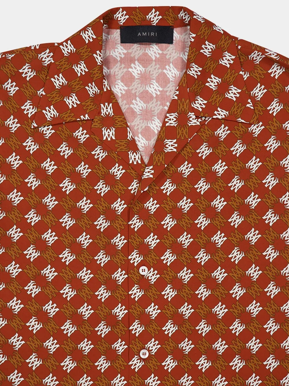 Burnt Orange Camp Collar Shirt sold by Fashion Clinic product image thumbnail 3