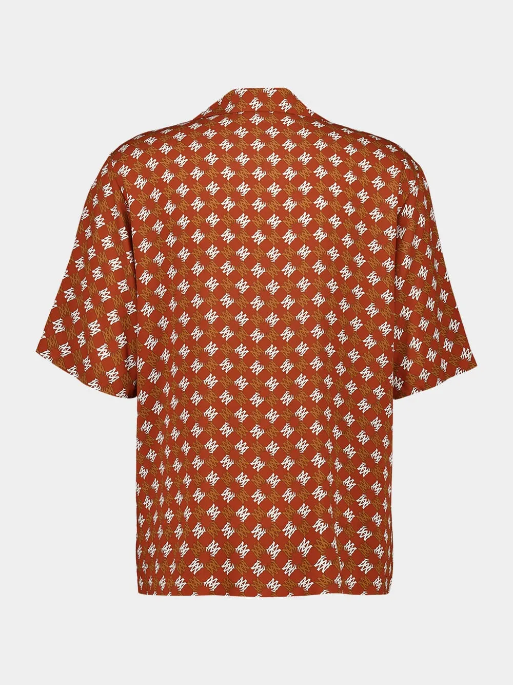 Burnt Orange Camp Collar Shirt sold by Fashion Clinic product image thumbnail 2