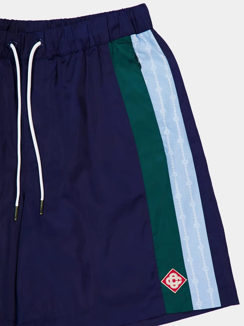 Track Shorts in Nylon with Pleated Design sold by Fashion Clinic product image thumbnail 3