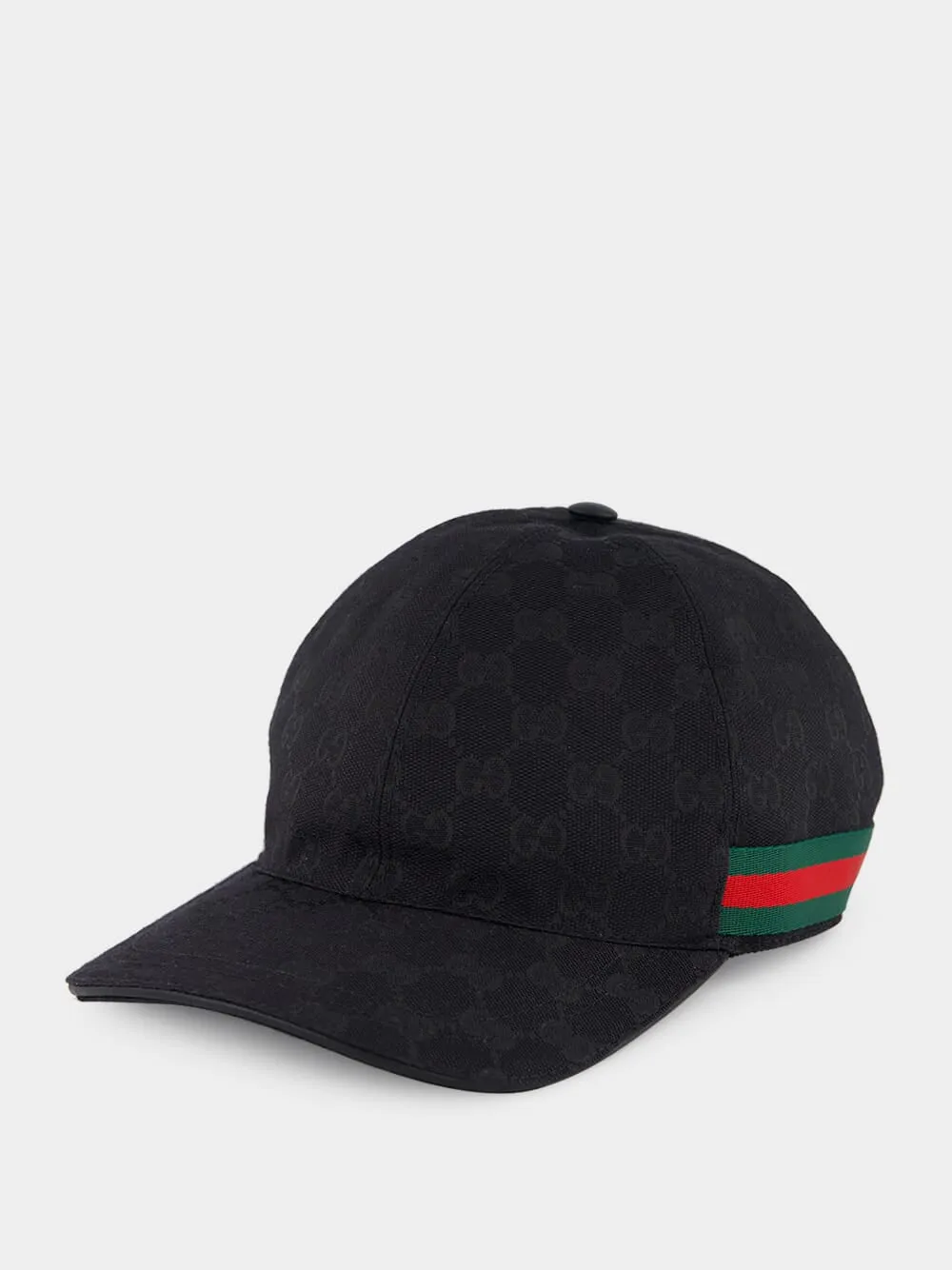 Black GG Baseball Hat sold by Fashion Clinic