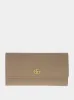 GG Marmont Taupe Leather Continental Wallet sold by Fashion Clinic