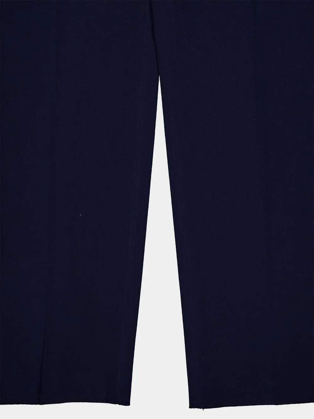 Blue Cotton Gabardine Pant with Web sold by Fashion Clinic product image thumbnail 4