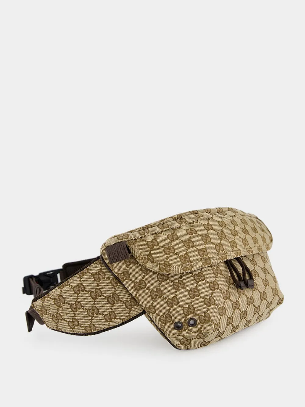 Beige and Ebony Small GG Belt Bag sold by Fashion Clinic product image thumbnail 2