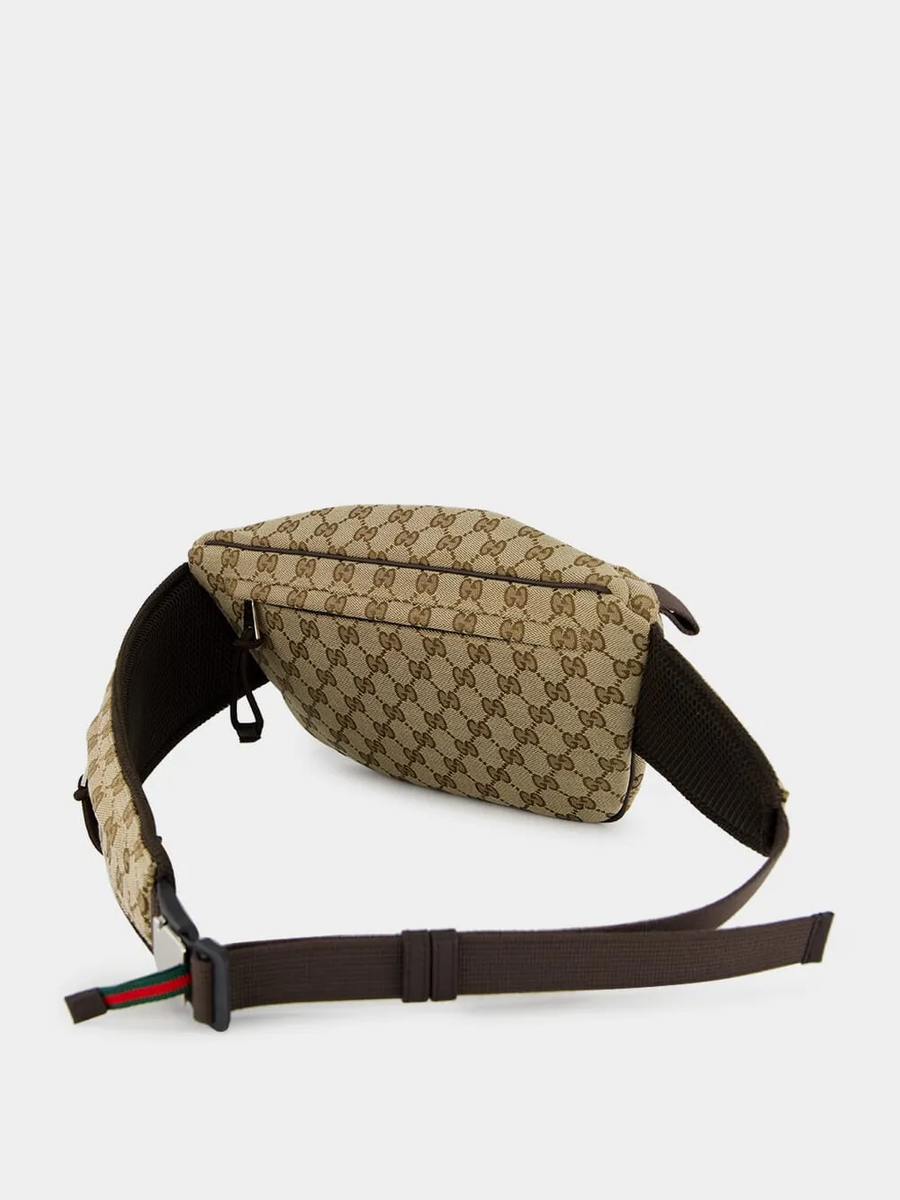 Beige and Ebony Small GG Belt Bag sold by Fashion Clinic product image thumbnail 4