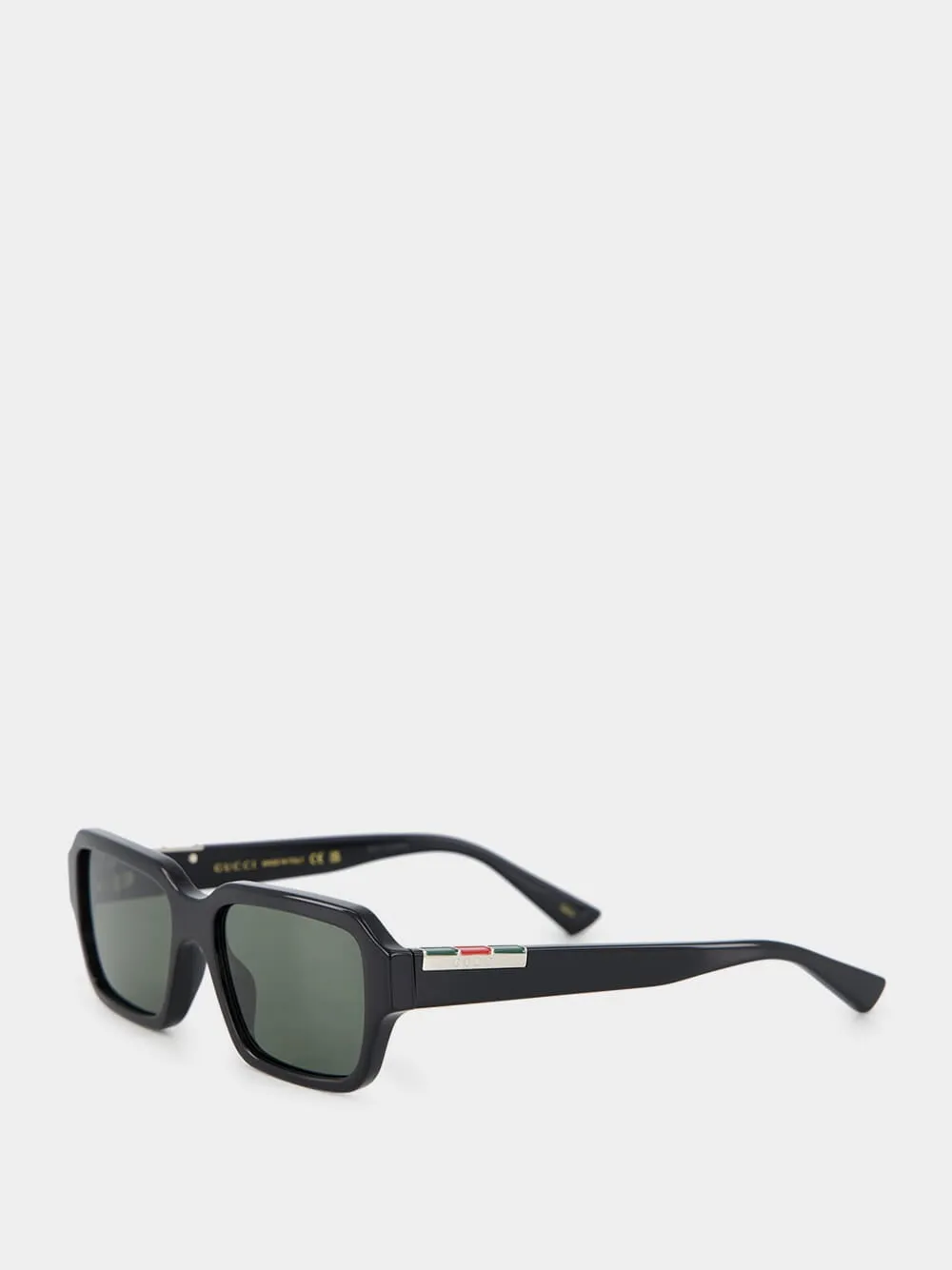 Rectangular Frame Sunglasses in Black sold by Fashion Clinic product image thumbnail 3