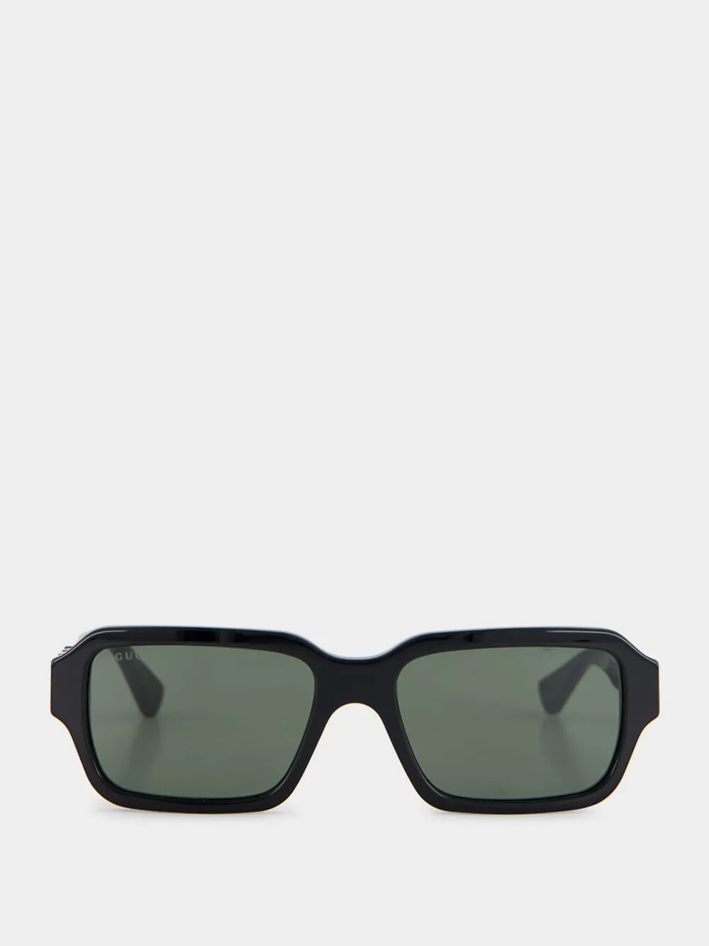 Rectangular Frame Sunglasses in Black sold by Fashion Clinic