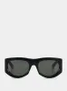 Black Rectangular-Frame Sunglasses sold by Fashion Clinic
