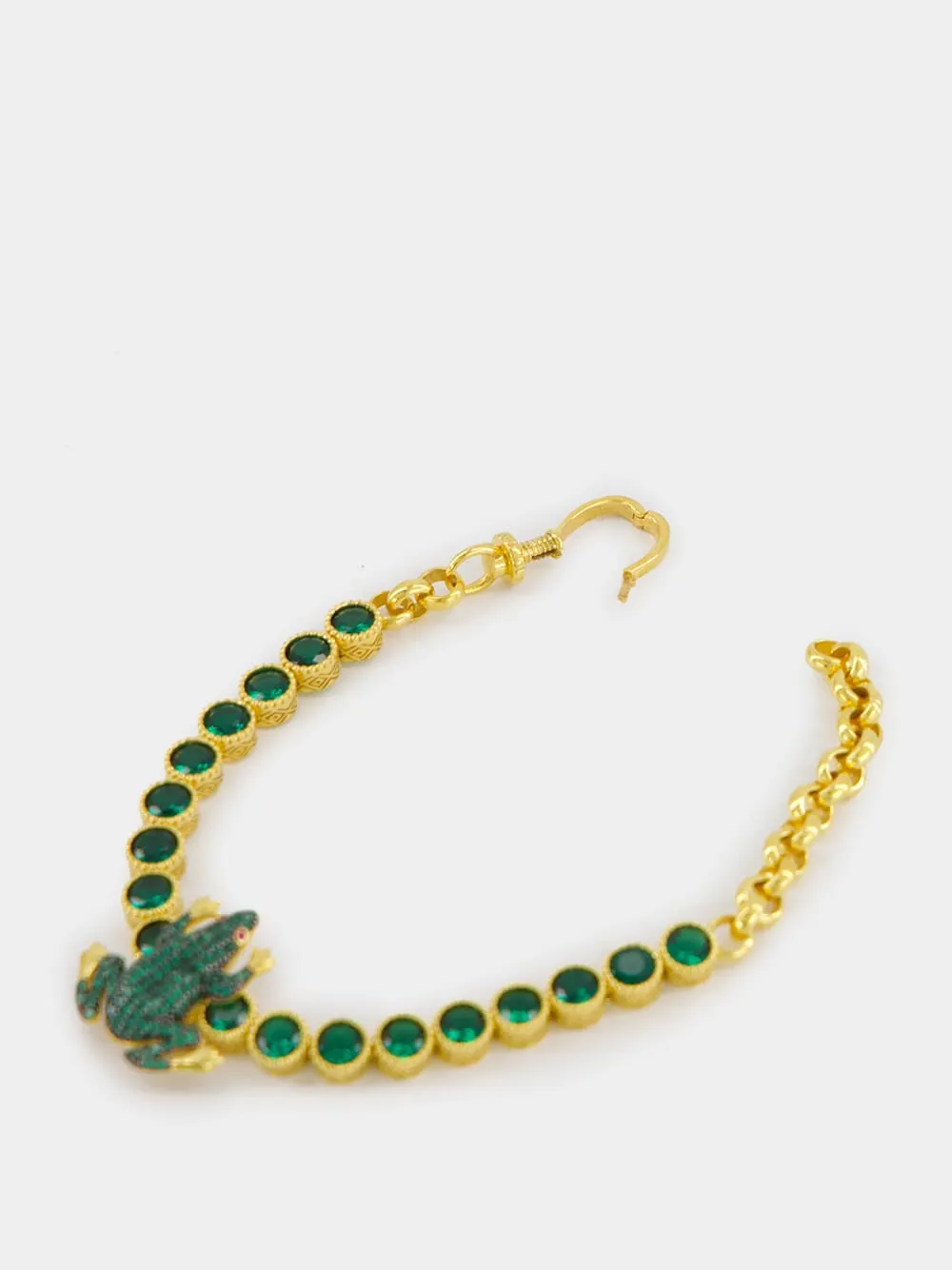 Green Frog Tennis Bracelet sold by Fashion Clinic product image thumbnail 2