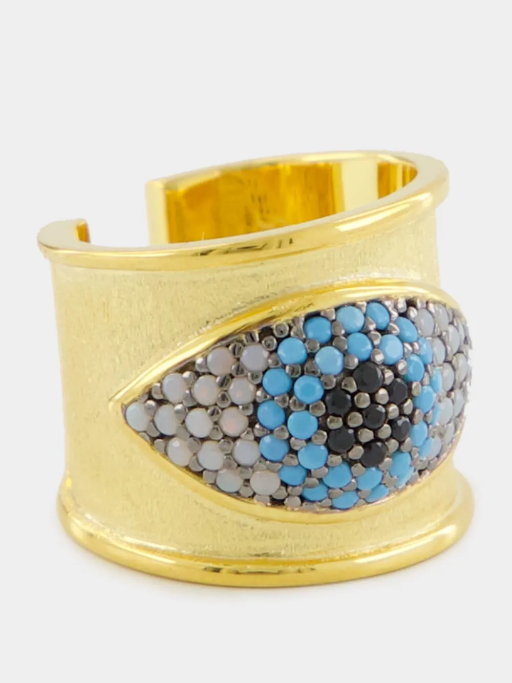 Gold Nazar Earcuff sold by Fashion Clinic product image thumbnail 4