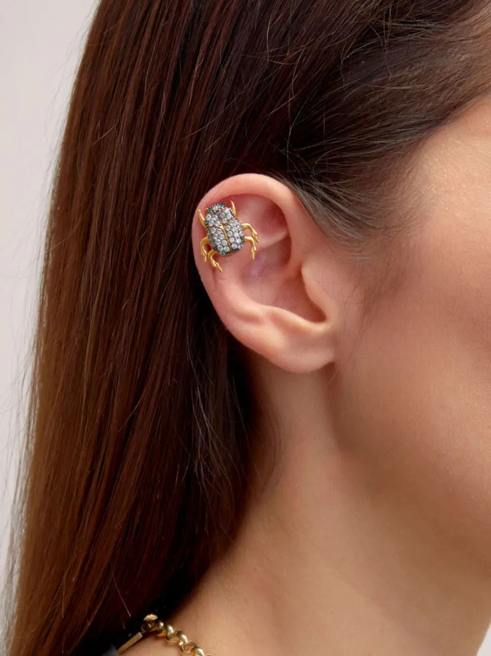 Gold Scarab Piercing sold by Fashion Clinic product image thumbnail 2