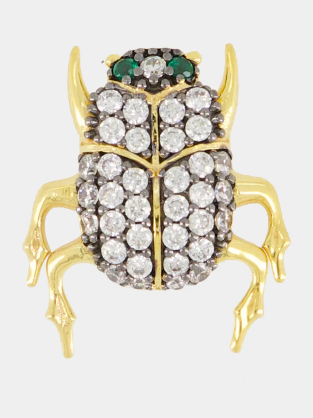 Gold Scarab Piercing sold by Fashion Clinic