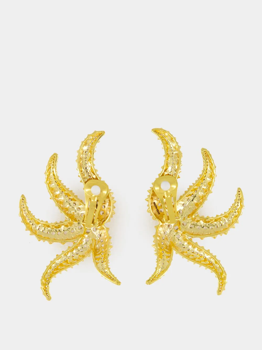 Gold Sirena Earrings sold by Fashion Clinic product image thumbnail 3