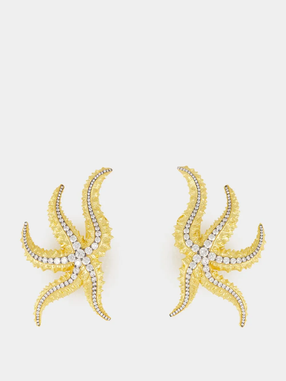Gold Sirena Earrings sold by Fashion Clinic