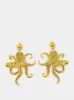Gold-Plated Octopus Earrings sold by Fashion Clinic