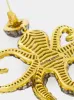 Gold-Plated Octopus Earrings sold by Fashion Clinic