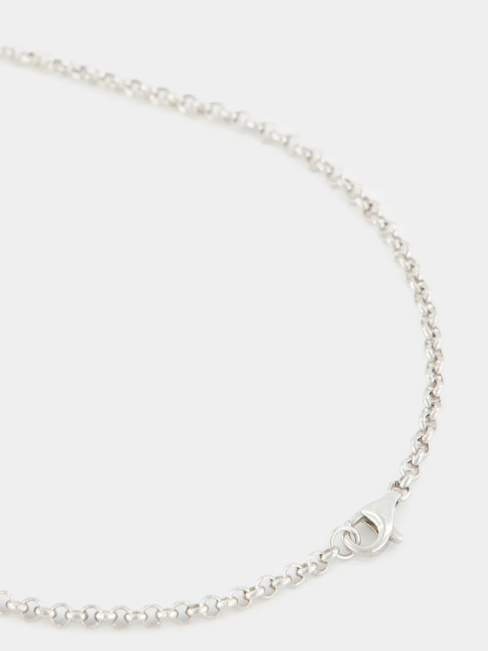 Platinum-Plated Serpentino Necklace sold by Fashion Clinic product image thumbnail 3