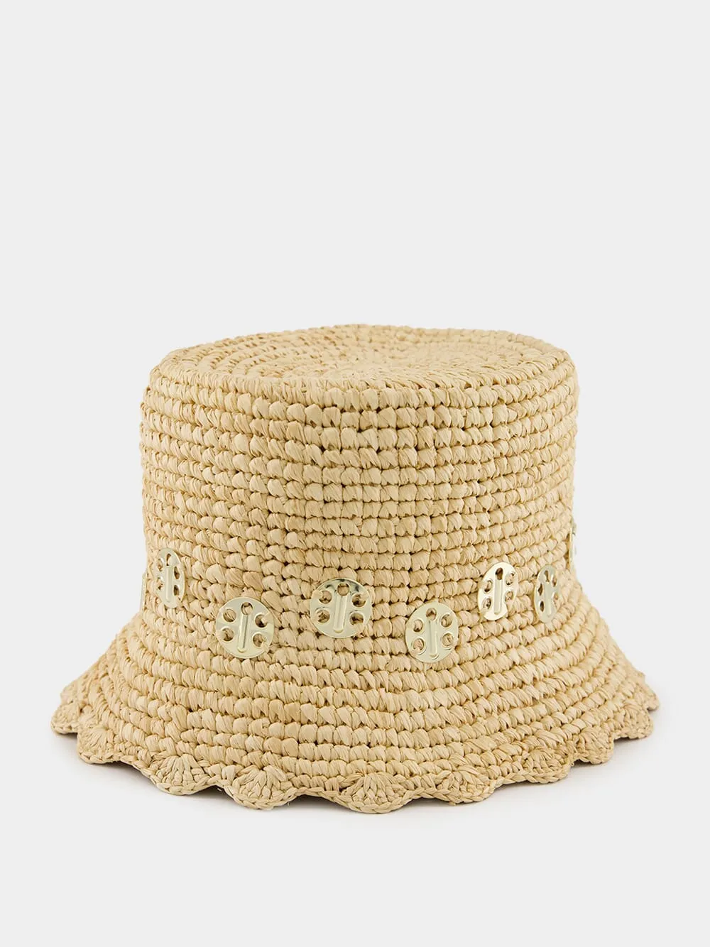 Natural Raffia Bucket Hat sold by Fashion Clinic product image thumbnail 2