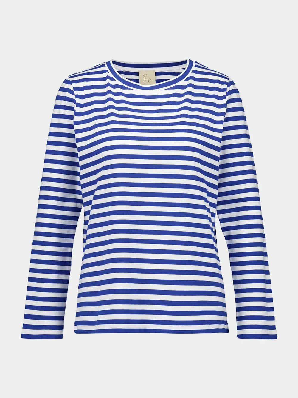 Ella Jersey Round-Neck Striped Long-Sleeve sold by Fashion Clinic