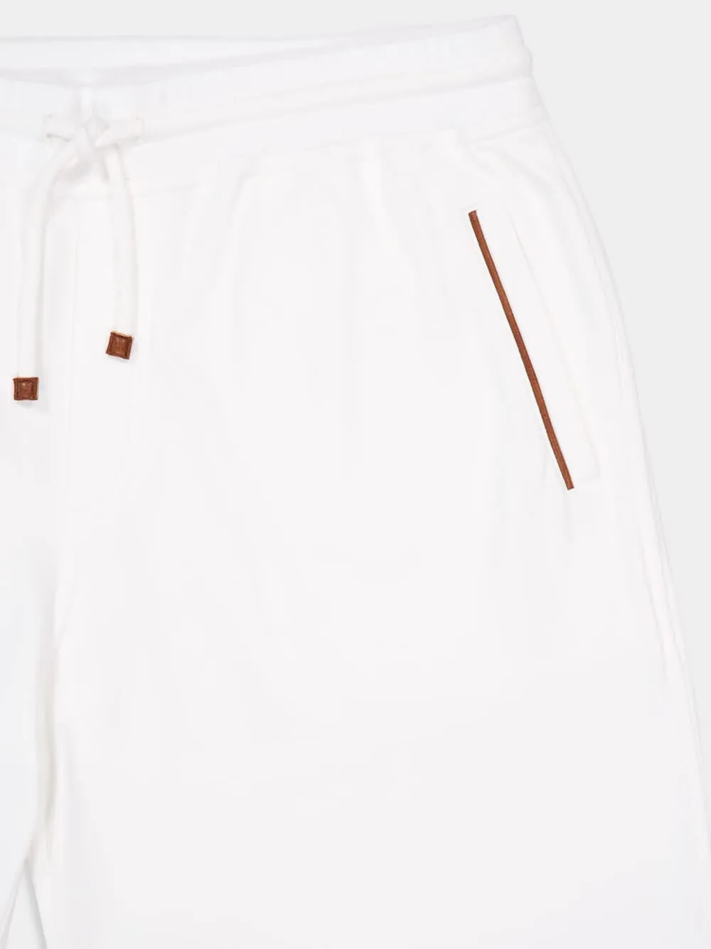 Off-White Techno Cotton French Terry Shorts sold by Fashion Clinic product image thumbnail 5