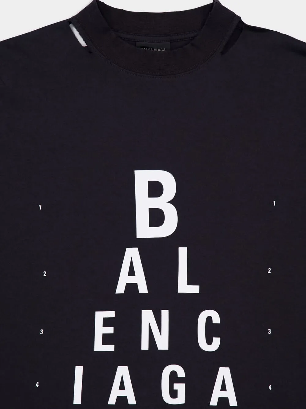 Black Optical Oversized T-Shirt sold by Fashion Clinic product image thumbnail 3