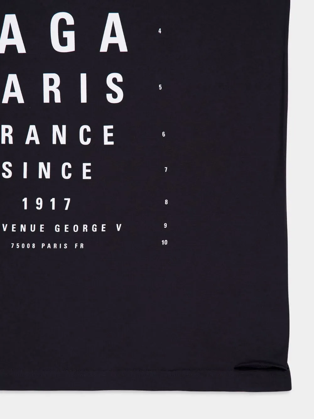 Black Optical Oversized T-Shirt sold by Fashion Clinic product image thumbnail 4